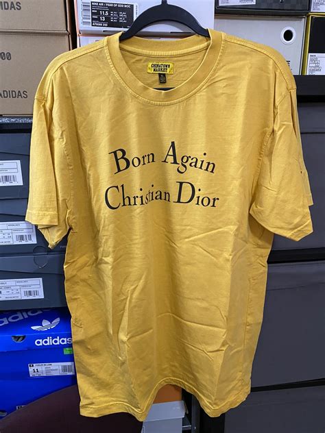 chinatown market dior shirt|Chinatown Market “Born Again Christian Dior” shirt .